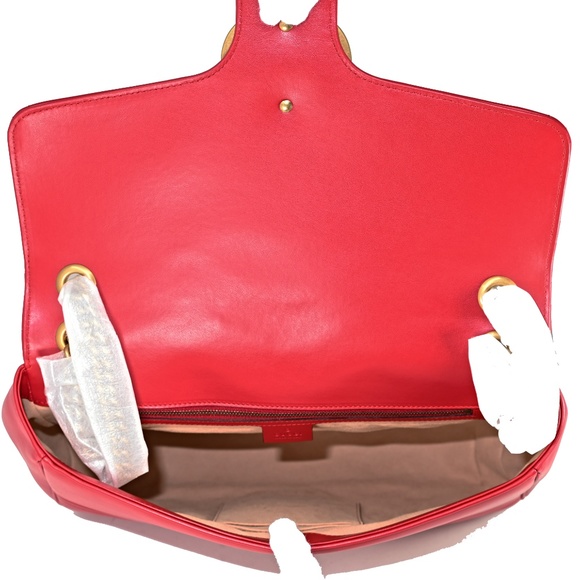 Gucci Large GG Marmont Leather Shoulder Bag - Picture 6 of 8